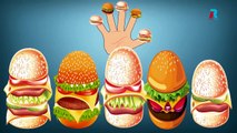 Finger Family Collection | Collection of Burger Finger Family Rhymes | Volume-1