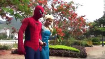 Spiderman & Frozen Elsa vs Joker ! /w ! kidnapped ! hombre araña | Funny Superhero
