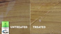 Talas Water Repellent on Wood