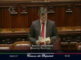 Roma - Orlando sull'amministrazione della Giustizia nel 2016 (18.01.17)