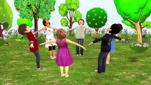Ringa Ringa Roses Nursery Rhyme | 3D Animated Nursery Rhymes | Songs For Children