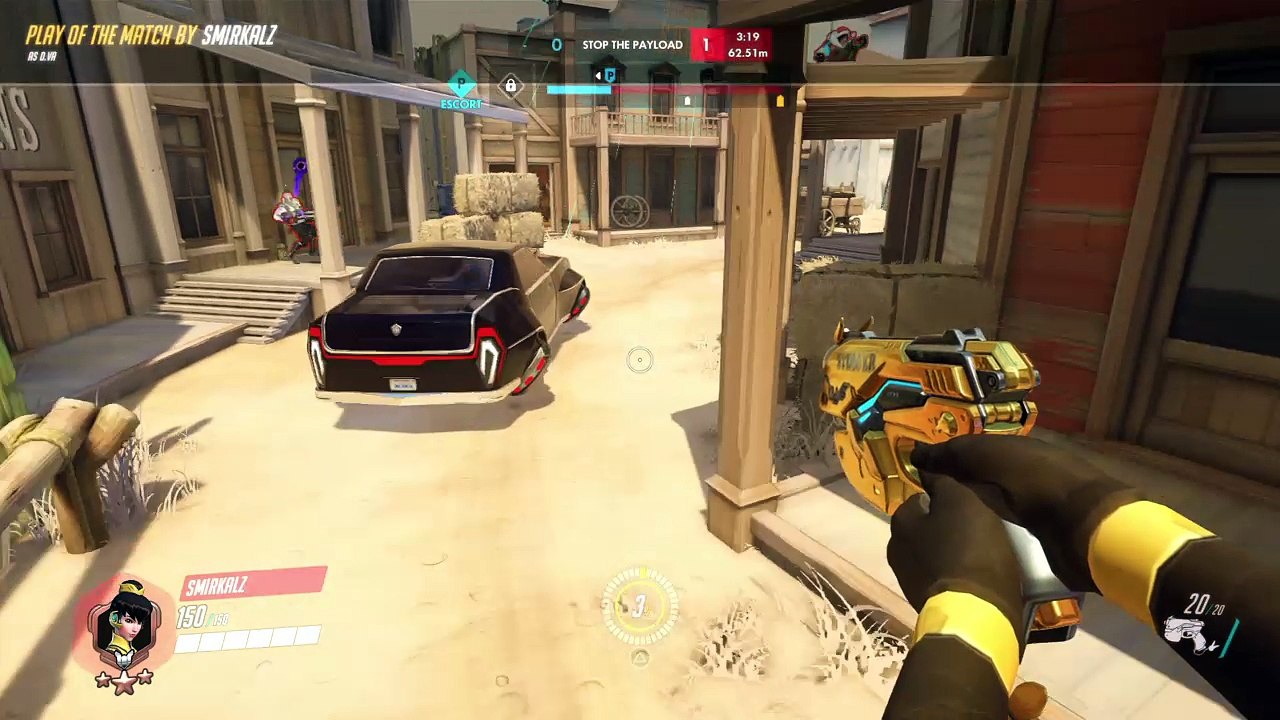 Dva doing what she does best kill