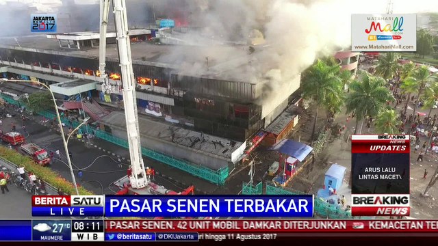 Lalu Lintas Sekitar Pasar Senen Macet