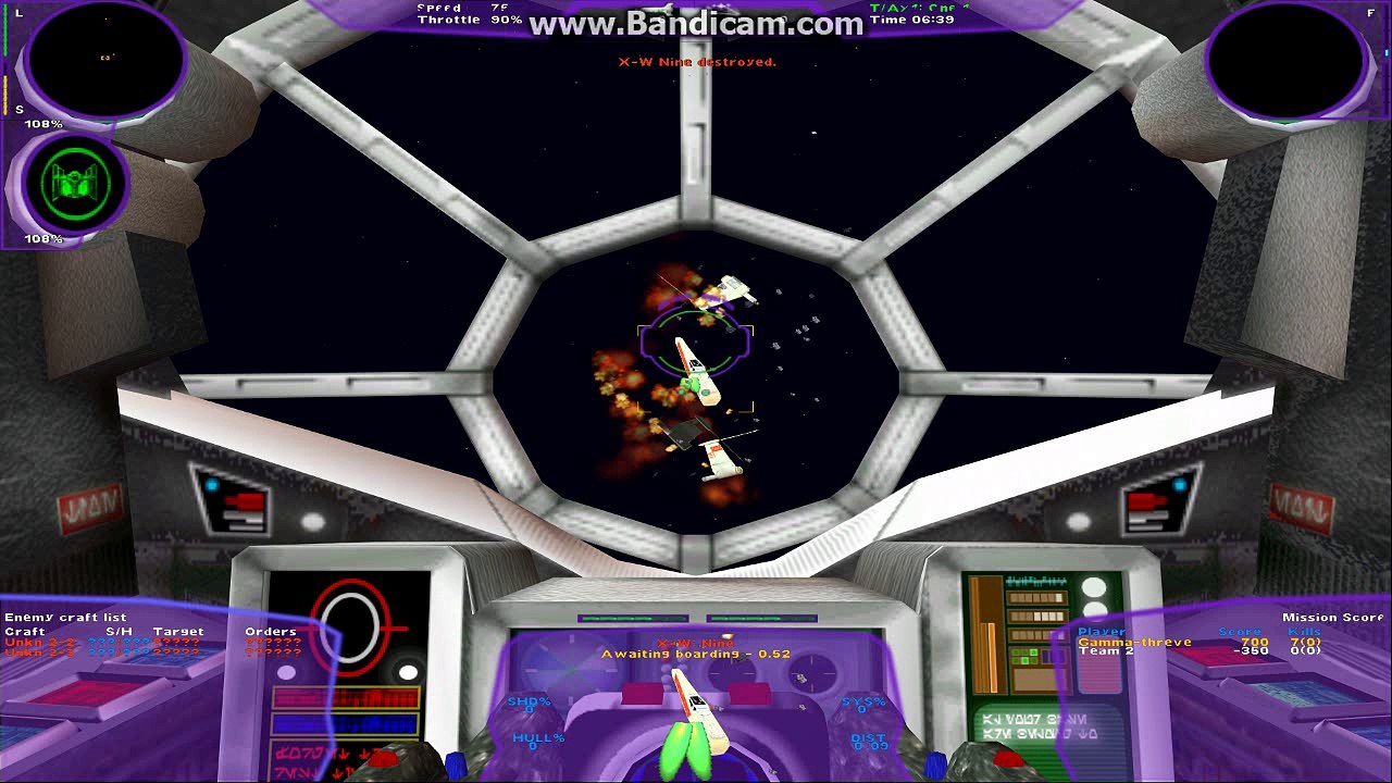 Skirmish: TIE Advanced vs. X-Wings (Star Wars: X-Wing Alliance)