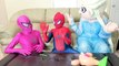 Spiderman vs Frozen Elsa vs Joker w/ Batman, Batgirl, Pink Spidergirl, Venom - Funny Superheroes