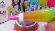 DIY Colors Kinetic Sand High Heel Cake Learn Colors Orbeez Birthday Cake