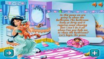 Jasmine Sultan Bathroom Clean Up - Disney Princess Game for Girls