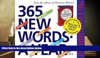 PDF [DOWNLOAD] 365 New Words-A-Year Page-A-Day Calendar 2018 READ ONLINE