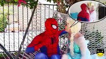 SHARK Attacks Princess Rapunzel w Minnie Mouse Frozen Elsa Spiderman Paw Patrol Zuma Venom