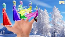 Frozen Elsa Rainbow Colors Finger Family Songs For Babies | Frozen Finger Family Nursery Rhymes