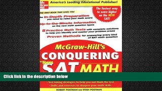 PDF [DOWNLOAD] McGraw-Hill s Conquering the New SAT Math (McGraw-Hill s Conquering SAT Math) READ