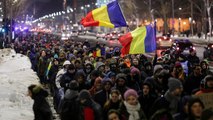 Proteste gegen Lockerung von Anti-Korruptionsgesetz in Rumänien
