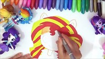 MLP Equestria Girls Minis Sunset Shimmer doll Speed-Color! Draw, Coloring Art My Little Pony Video