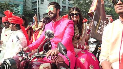 Suyyash Rai & Kishwer Merchantt BIKE RALLY