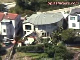 Aerial view of Katherine Heigl and Josh Kelley's LA home