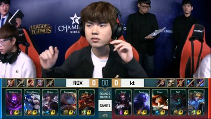 LIVE -  Week 1 Day 1- ROX vs. KT - LZ vs. SSG (SPOTV) - LCK Spring 2017 -