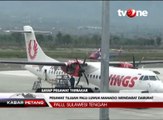 Sayap Pesawat Wings Air Terbakar