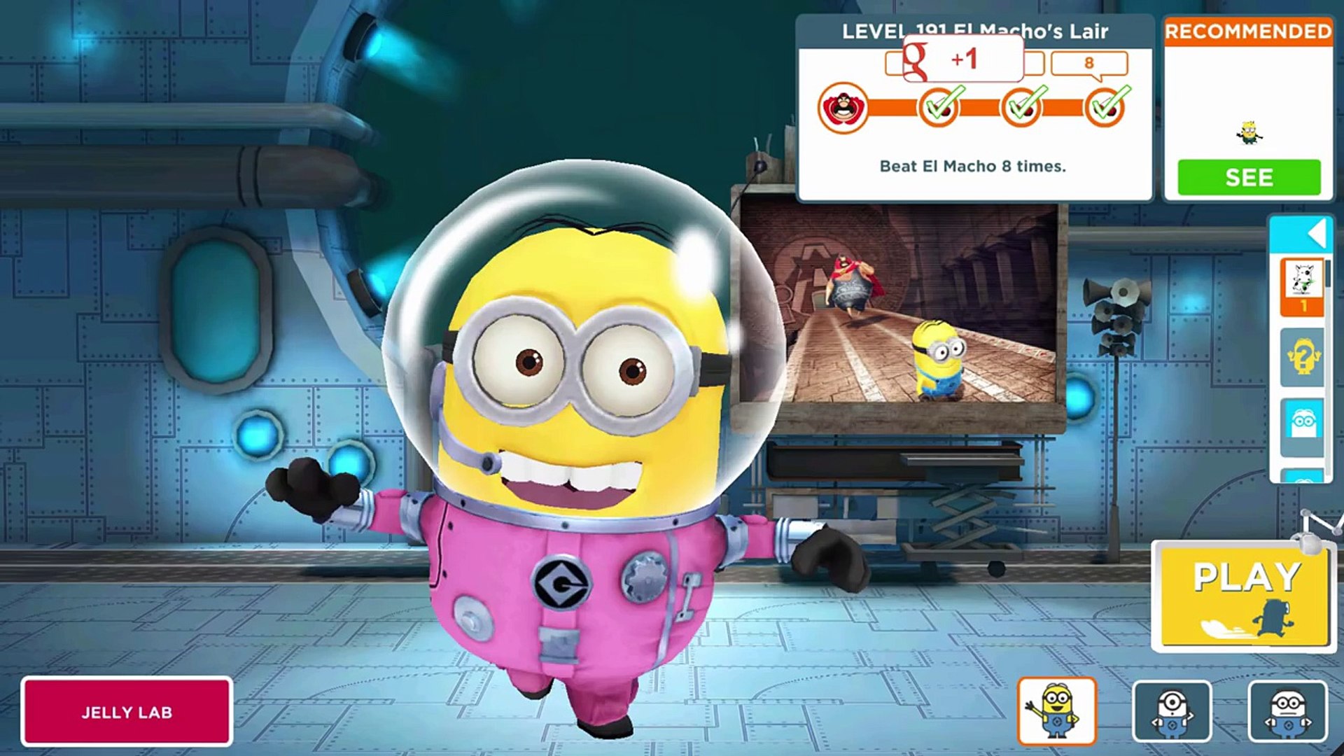 Despicable Me 2 Minion Rush Astronaut Minion Battle Boss El Macho Minions All New Character Video Dailymotion - 8 best get it images in 2020 minion rush minion dave roblox
