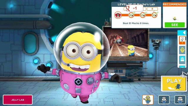 Despicable Me 2 Minion Rush Astronaut Minion Battle Boss EL Macho ~ Minions All New Character
