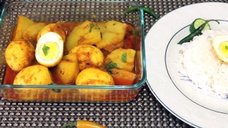 Egg Curry Bangali-Dim bhuna with Potato
