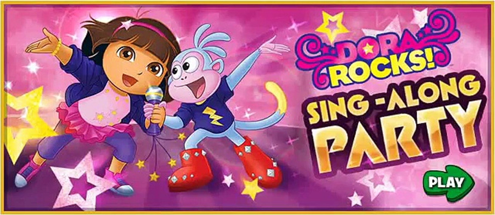 Dora the Explorer Dora Rocks! Sing Along Game Full Episode Game - Rock with Dora and Boots!