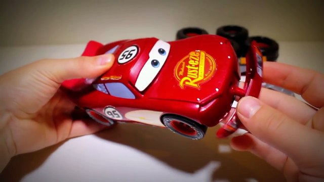 Cars 2 Movie Gear UP and GO Lightning McQueen CARS 2 Buildable Toy Monster TRUCK from Cars Movie