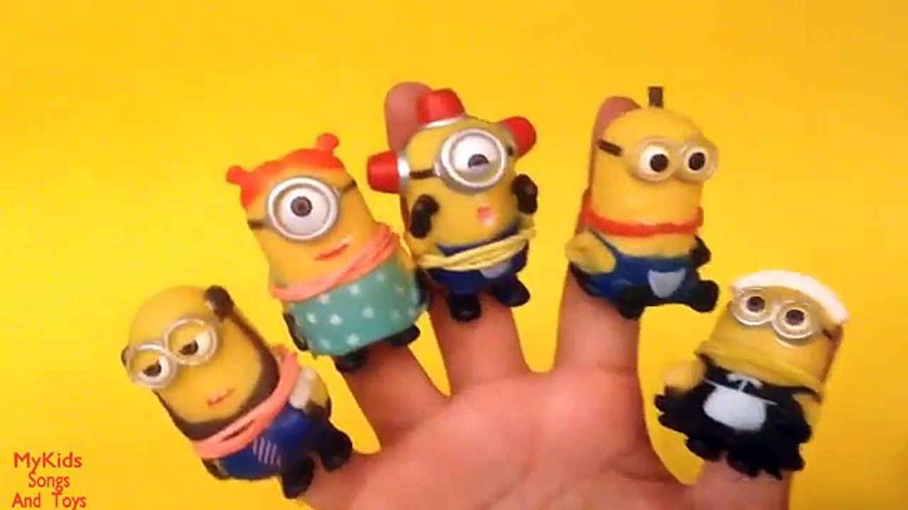 Minions finger family song Despicable me Minions toys finger family nursery rhyme with toys