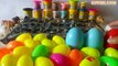 Play Doh Surprise Eggs Super Army Soldiers Gun Toys - Surprise Eggs Penguin Tiger