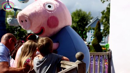 PEPPA PIG WORLD! Meet Peppa Pig & George in Real Life
