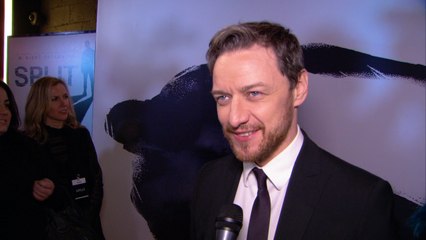 James McAvoy Feels The Buzz At The Premiere of 'Split'