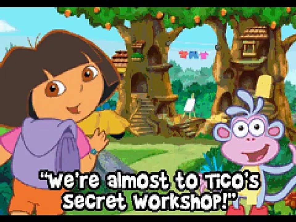Doras Nutty Forest - Dora Games - Dora The Explorer ( Full Game )