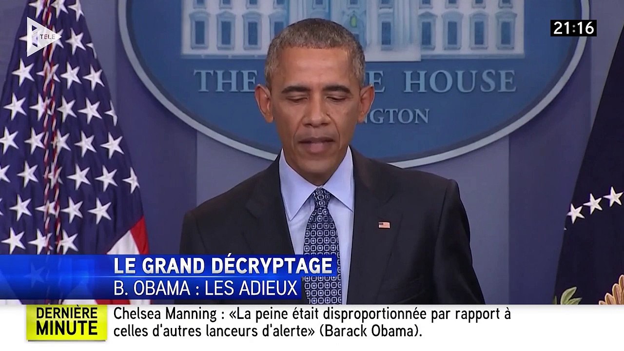 La dernière conférence de presse de Barack Obama