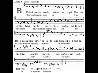 Communio Beati mundo, Dominica IV TpA (4 TO)