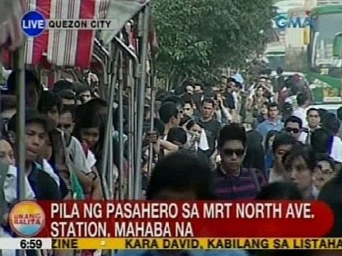 UB: Pila ng pasahero sa MRT North Avenue Station, mahaba na