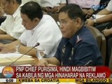 UB: PNP chief Purisima, 'di magbibitiw sa kabila ng mga reklamo