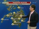 UH: Pag-ulan, asahan sa malaking bahagi ng Mindanao ngayong Miyerkules