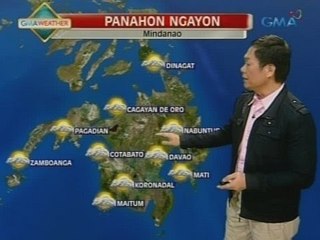 Download Video: UH: Pag-ulan, asahan sa malaking bahagi ng Mindanao ngayong Miyerkules