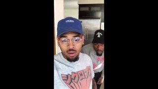 Chris Brown's first live stream video on Periscope -