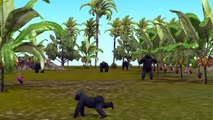 3D Animated Gorilla Finger Family Rhymes 3D Finger Family Rhymes For Children