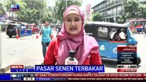 Pasar Senen Terbakar, Jalanan Sekitar Stasiun Senen Ditutup