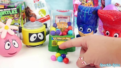 Gumball Machine Game with Paw Patrol, PJ Masks, Bubble Guppies Elsa Anna Toddlers LEARN Colors