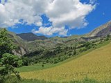 LE SENTIER DE LA ROCHAILLE depuis Meyronnes (Alpes de Haute-Provence)