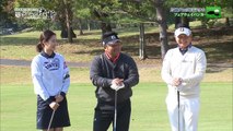ゴルフ宮里道場ＰＲＥＭＩＵＭ「ゲームの決断」片岡大育ユーティリティーと２８ydアプローチ
