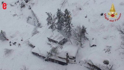 Une avalanche frappe un hôtel italien: de nombreux morts