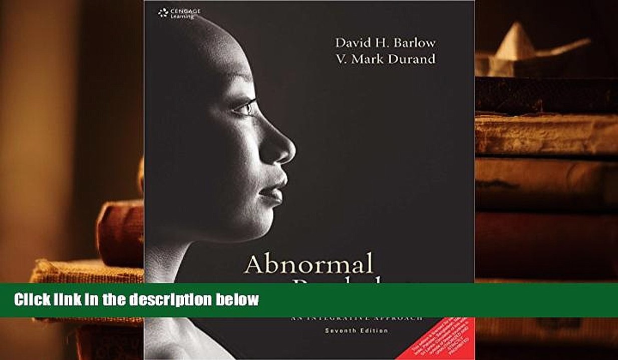 Audiobook  Abnormal Psychology: An Integrative Approach 7th Edition For Ipad