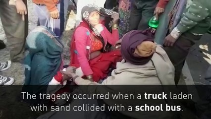 Over 20 children killed in India bus crash