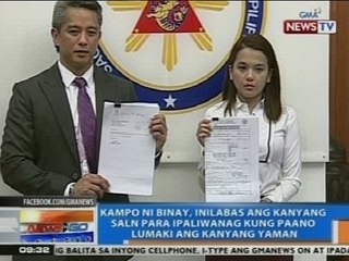 NTG: Kampo ni Binay, inilabas ang kanyang SALN