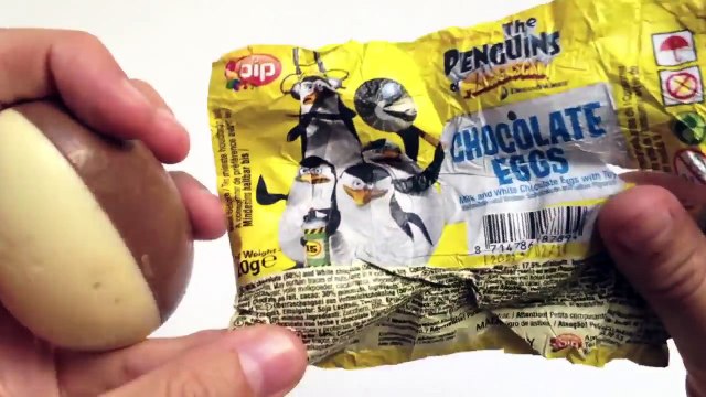 Barbie, Hello Kitty and The Penguins of Madagascar Kinder Surprise Chocolate Eggs Unwrapping