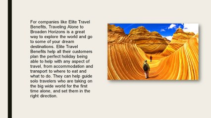 Elite Travel Deals, Solo Travel and Finding Yourself