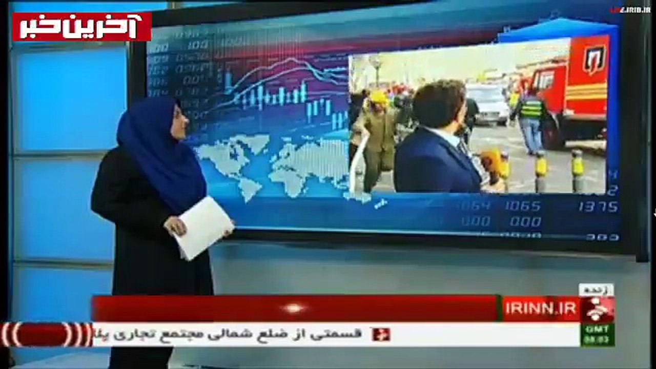 Un centre commercial s'effondre à Téhéran